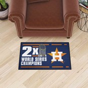 Houston Astros Dynasty Starter Mat Accent Rug - 19in. x 30in., 39127