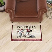 Nicholls State Colonels Starter Mat Accent Rug - 19in. x 30in., 39133
