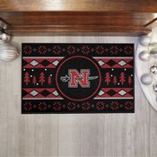 Nicholls State Colonels Holiday Sweater Starter Mat Accent Rug - 19in. x 30in., 39136
