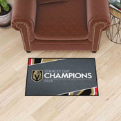 Vegas Golden Knights 2023 Stanley Cup Champions Starter Mat Accent Rug - 19in. x 30in., 39471