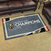 Vegas Golden Knights 2023 Stanley Cup Champions 4ft. x 6ft. Plush Area Rug, 39474
