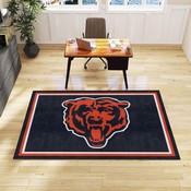 Chicago Bears Plush Area Rug - Bear Head Logo, AGS-39963