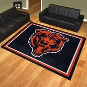 Chicago Bears Plush Area Rug - Bear Head Logo, AGS-39963