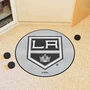 Los Angeles Kings Hockey Puck Rug - 27in. Diameter - LA Shield Primary Logo, 40226