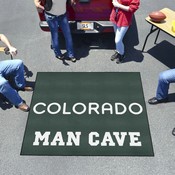 Colorado Rockies Man Cave Tailgater Rug - 5ft. x 6ft., 40556