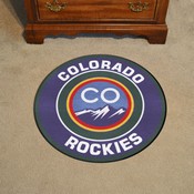 Colorado Rockies Roundel Rug - 27in. Diameter, 40562