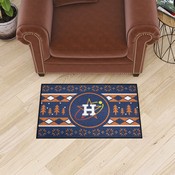 Houston Astros Holiday Sweater Starter Mat Accent Rug - 19in. x 30in., 40603