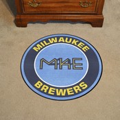 Milwaukee Brewers Roundel Rug - 27in. Diameter, 40654
