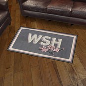 Washington Nationals Plush Area Rug Gray, AGS-40674