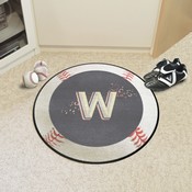 Washington Nationals Baseball Rug - 27in. Diameter, 40679