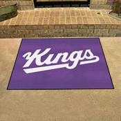 Sacramento Kings All-Star Rug - 34 in. x 42.5 in. - Kings Crown Primary Logo - Black, 40787
