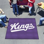 Sacramento Kings Tailgater Rug - 5ft. x 6ft. - Kings Crown Primary Logo - Black, 40788