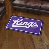 Sacramento Kings 3ft. x 5ft. Plush Area Rug - Kings Crown Primary Logo, 40790