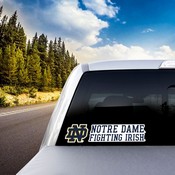 Notre Dame Fighting Irish 2 Piece Team Slogan Decal Sticker Set, 40796