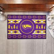 Wisconsin-Stevens Point Pointers Holiday Sweater Starter Mat Accent Rug - 19in. x 30in., 40852