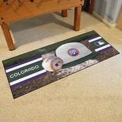 Colorado Rockies Baseball Runner Rug - 30in. x 72in., 40965