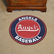Los Angeles Angels Roundel Rug - 27in. Diameter, 40990