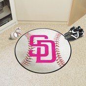 San Diego Padres Baseball Rug - 27in. Diameter, 40997