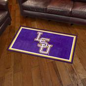 LSU Tigers 3ft. x 5ft. Plush Area Rug - LSU Primary Logo, 41208