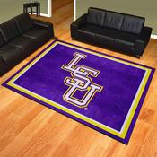 LSU Tigers 8ft. x 10 ft. Plush Area Rug - LSU Primary Logo, 41211