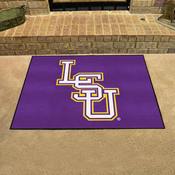 LSU Tigers All-Star Rug - 34 in. x 42.5 in. - LSU Primary Logo - Brown, 41212