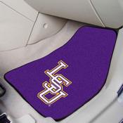 LSU Tigers Front Carpet Car Mat Set - 2 Pieces - LSU Primary Logo, 41216