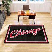 Chicago Bulls 5ft. x 8 ft. Plush Area Rug - Bull Head Primary Logo, 41364