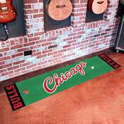 Chicago Bulls Putting Green Mat - 1.5ft. x 6ft. - Bull Head Primary Logo, 41367