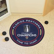Florida Panthers 2024 Champions PuckRug - 27in. Diameter, 44462
