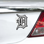 Detroit Tigers Molded Chrome Plastic Emblem, 60219