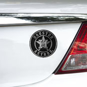 Houston Astros Molded Chrome Plastic Emblem, 60221
