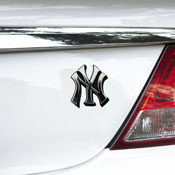 New York Yankees Molded Chrome Plastic Emblem, 60227