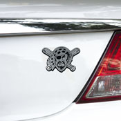 Pittsburgh Pirates Molded Chrome Plastic Emblem, 60230
