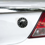 Texas Rangers Molded Chrome Plastic Emblem, 60236