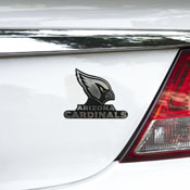 Arizona Cardinals Molded Chrome Plastic Emblem, 60258