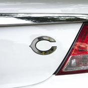 Chicago Bears Molded Chrome Plastic Emblem, 60263