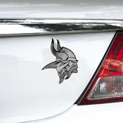 Minnesota Vikings Molded Chrome Plastic Emblem, 60274