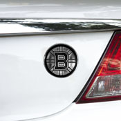 Boston Bruins Molded Chrome Plastic Emblem, 60291