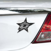 Dallas Stars Molded Chrome Plastic Emblem, 60298