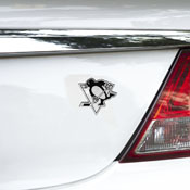 Pittsburgh Penguins Molded Chrome Plastic Emblem, 60312