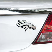 Denver Broncos Molded Chrome Plastic Emblem, 60322