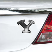 BYU Cougars Molded Chrome Plastic Emblem, 60333
