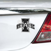 Iowa State Cyclones Molded Chrome Plastic Emblem, 60346