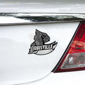 Louisville Cardinals Molded Chrome Plastic Emblem, 60353