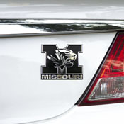 Missouri Tigers Molded Chrome Plastic Emblem, 60360