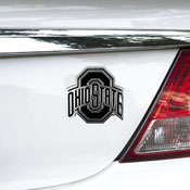 Ohio State University Molded Chrome Emblem 3.25 x 3.25 - 