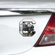 South Carolina Gamecocks Molded Chrome Plastic Emblem, 60373