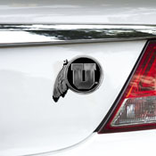 Utah Utes Molded Chrome Plastic Emblem, 60382