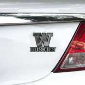 Washington Huskies Molded Chrome Plastic Emblem, 60386