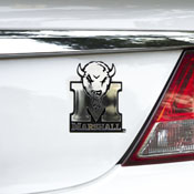 Marshall Thundering Herd Molded Chrome Plastic Emblem, 60392